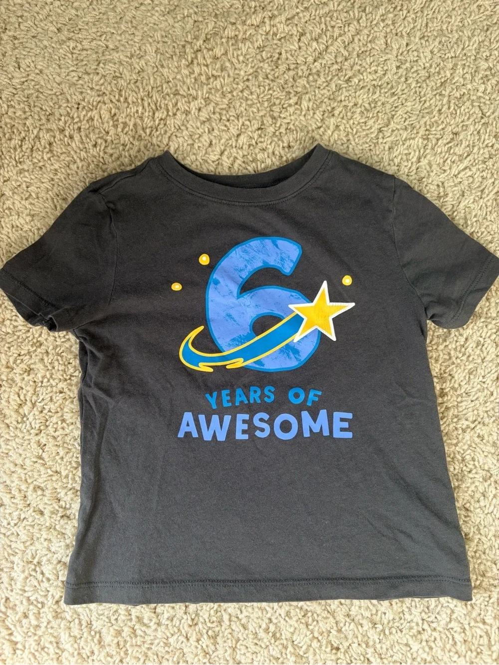 Kids ‘6 Years of Awesome' Graphic Tee